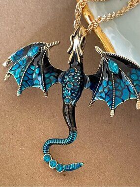 Betsey Johnson Imperial Dragon Necklace